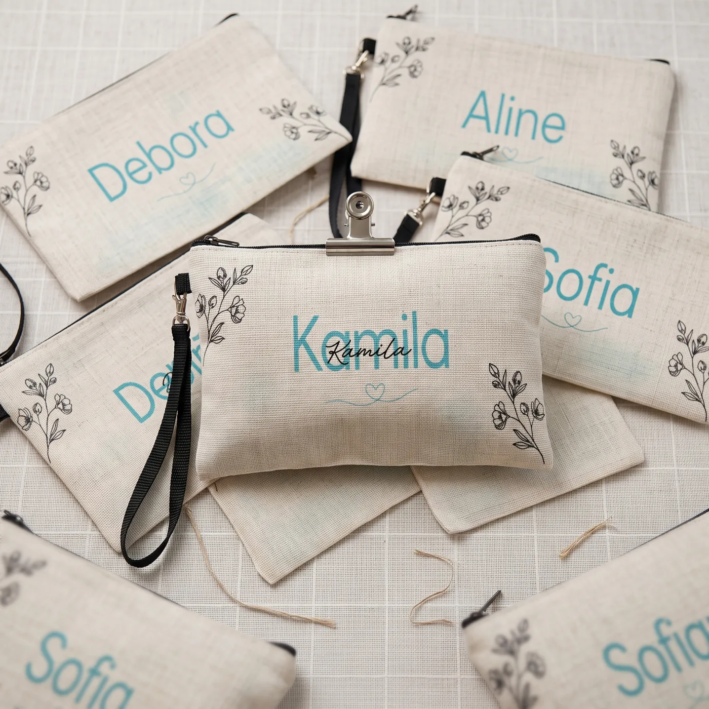 Clutch de Linho Personalizada